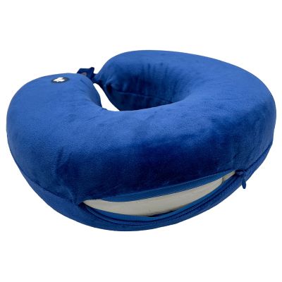 Подушка для путешествий с эффектом памяти Мемо Drowsy Royal Blue-4