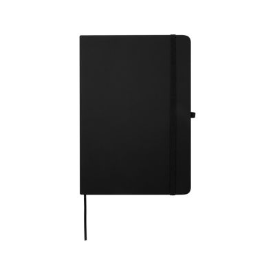 Блокнот Spectrum Plus формата A5 в твердой обложке - сплошной черный-1