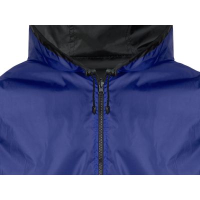 Дождевик Bi-color унисекс, синий классический/черный-6
