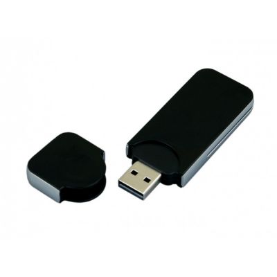 USB-флешка на 128 Гб в стиле I-phone, прямоугольнй формы, черный-1