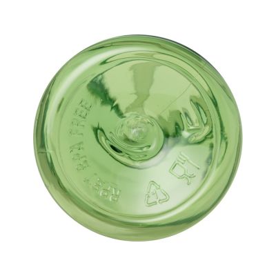 Bodhi бутылка для воды из вторичного ПЭТ объемом 500 мл - лайм прозрачный-3