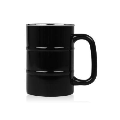 Кружка Баррель 400мл, черный-1