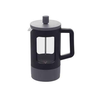 Френч-пресс Double Tone, черный-серый-0