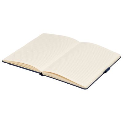 Блокнот А5 из RPET Harvey, 80 листов FSC бумага, синий-2