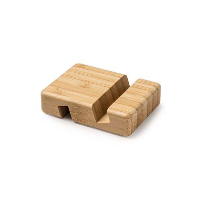 Подставка из бамбука ANTIX для мобильных устройств, планшетов или смартфонов, бежевый-0