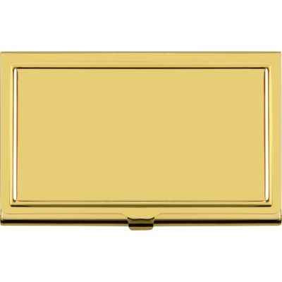 Визитница Белуччи, золотистый глянцевый (Р)-2