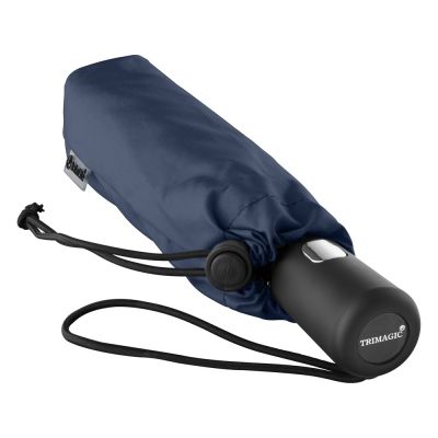 Зонт складной 5470 Trimagic полуавтомат, черный-1