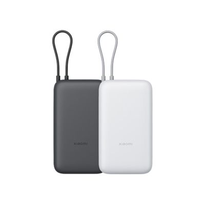 Внешний аккумулятор с встроенным кабелем Xiaomi Power Bank 20000mAh (Integrated Cable) GL Light Gray-4