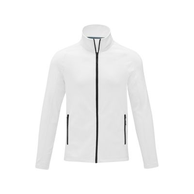 Мужская флисовая куртка Zelus, белый-1