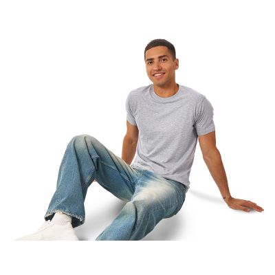 Футболка Super Club мужская, серый меланж-1