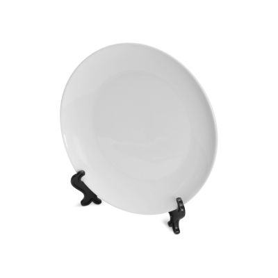 Тарелка керамическая, d20 см, для сублимации, белый-0