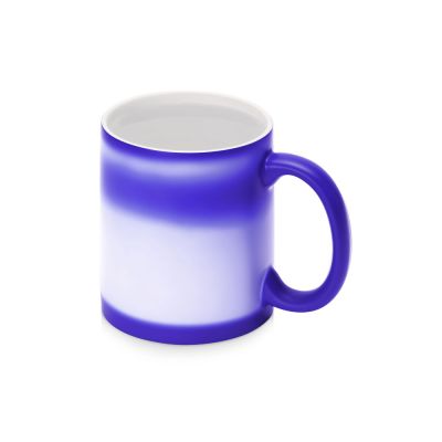 Кружка-хамелеон Magic матовая, синий/белый-6