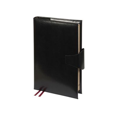 Ежедневник полудатированный А5 Windsor, черный-0