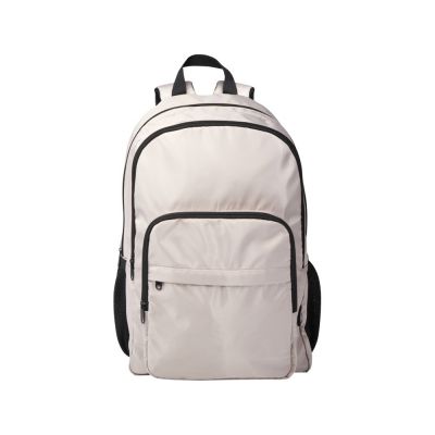 Рюкзак для ноутбука Trend Plus 15GRS из переработанного материала объемом 20 литров, овсяный-1