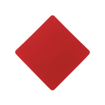 ПАТЧ РОМБ soft-touch (красный) 7,6 х 7,6 см-0