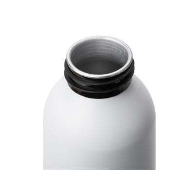 Алюминиевая бутылка для воды с ручкой Plain Alu, 650 мл, белый-1