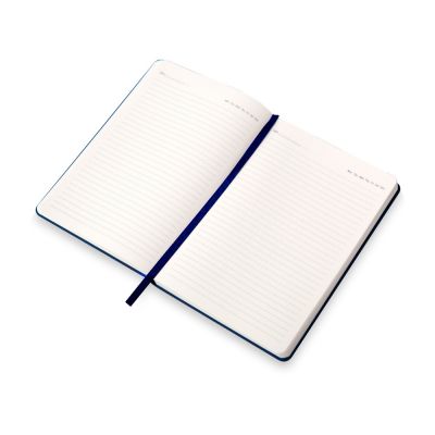 Бизнес-блокнот С3 софт-тач с магнитом, твердая обложка, 128 листов, темно-синий-4