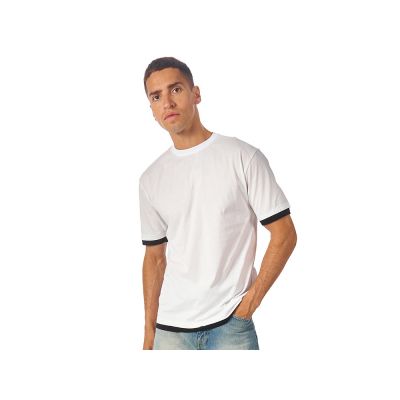 Футболка Rotterdam мужская, белый/черный-0