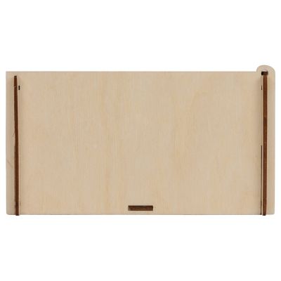 Деревянная коробка для гирлянды с наполнителем-стружкой Ларь-4