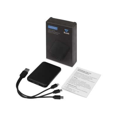 Портативное зарядное устройствоGrind, 5000 mAh, черный-10