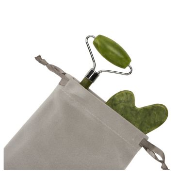 Сет роллер и гуаша Rituals из нефрита, зеленый-3