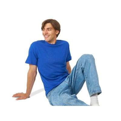 Футболка из джерси с протяжками Portofino унисекс, классический синий-3