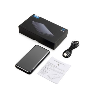 Внешний аккумулятор Forge v.2, металл, 10000mah, серый-6