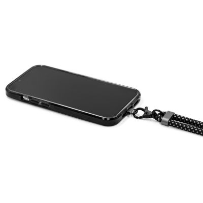 Ремешок-держатель для телефона с зарядным кабелем USB-C - USB-C Lany Wristband Charge Eco, серый-9