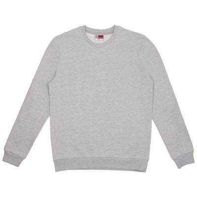 Свитшот Motion унисекс с начесом, серый меланж-8