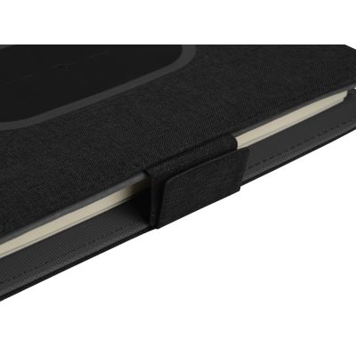 Органайзер с беспроводной зарядкой 5000 mAh Powernote, темно-серый-7