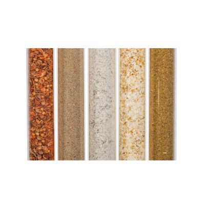 Набор Delish из пяти специй в подставке из бука-3