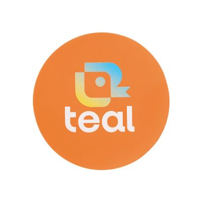 ПАТЧ КРУГ soft-touch (оранжевый ) 6,0 х 6,0 см-2