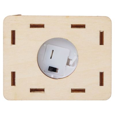 Подвеска с подсветкой домик (с мерцающей свечкой)-7