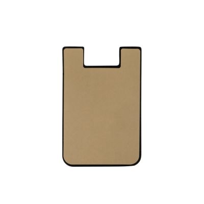 Картхолдер с креплением на телефон Gummy, черный-3