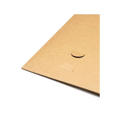 Папка YASPER из переработанного картона, бежевый-3