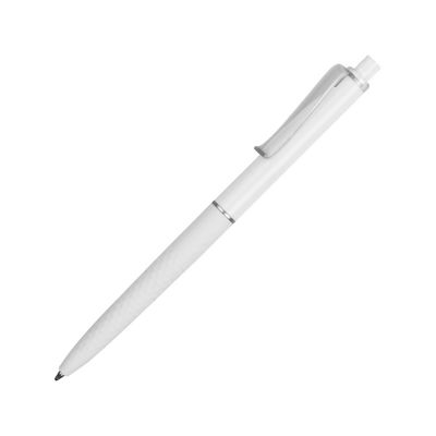Ручка пластиковая soft-touch шариковая Plane, белый-0