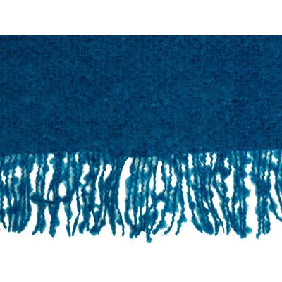 Плед акриловый Mohair, синий-3