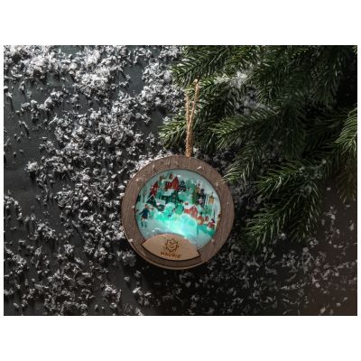 Подвеска с подсветкой, круг-9