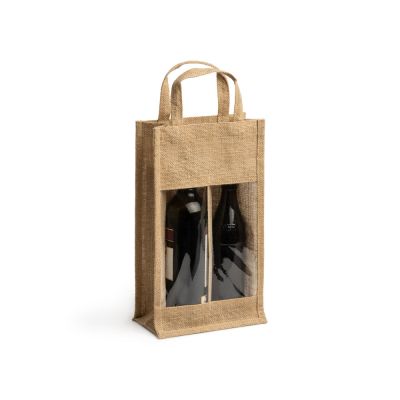 Сумка GRACE из ламинированного джута, бежевый-0