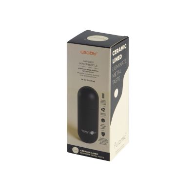 Вакуумный термос ORB с керамическим покрытием, 420 мл, черный-6