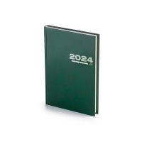Ежедневник А5 датированный Бумвинил 2025, зеленый