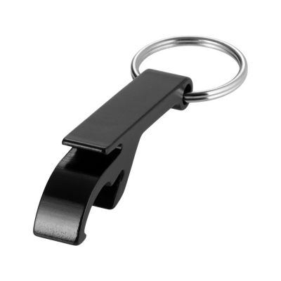 Брелок-открывалка Tao из переработанного алюминия - Черный-0