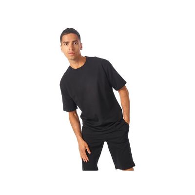 Футболка из френч терри Warsaw унисекс 220гр, черный-3