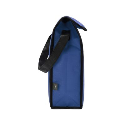 Сумка-холодильник Reviver на липучке из нетканого переработанного материала, синий-8