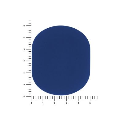 ПАТЧ ОВАЛ soft-touch (синий) 6,0 х 5,0 см-2