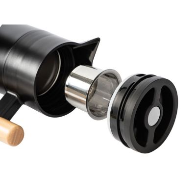 Вакуумный термокувшин Arctic с ситечком, 1200мл, черный-5