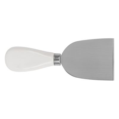 Набор для сыра Cheese Break: 2  ножа керамических на  деревянной подставке, керамическая доска-12