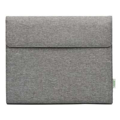 Портфолио А4 из RPET с отделением для ноутбука NotyFolio Eco, 20 л FSC бумаги, серый-2
