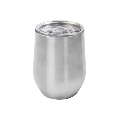 Вакуумная термокружка Sense, непротекаемая крышка, серебристый-0