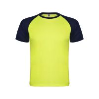 Спортивная футболка Indianapolis мужская, неоновый желтый/нэйви